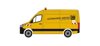 Herpa 962780 - H0 - Mercedes-Benz Sprinter 18 Kasten Leonhard Weiss